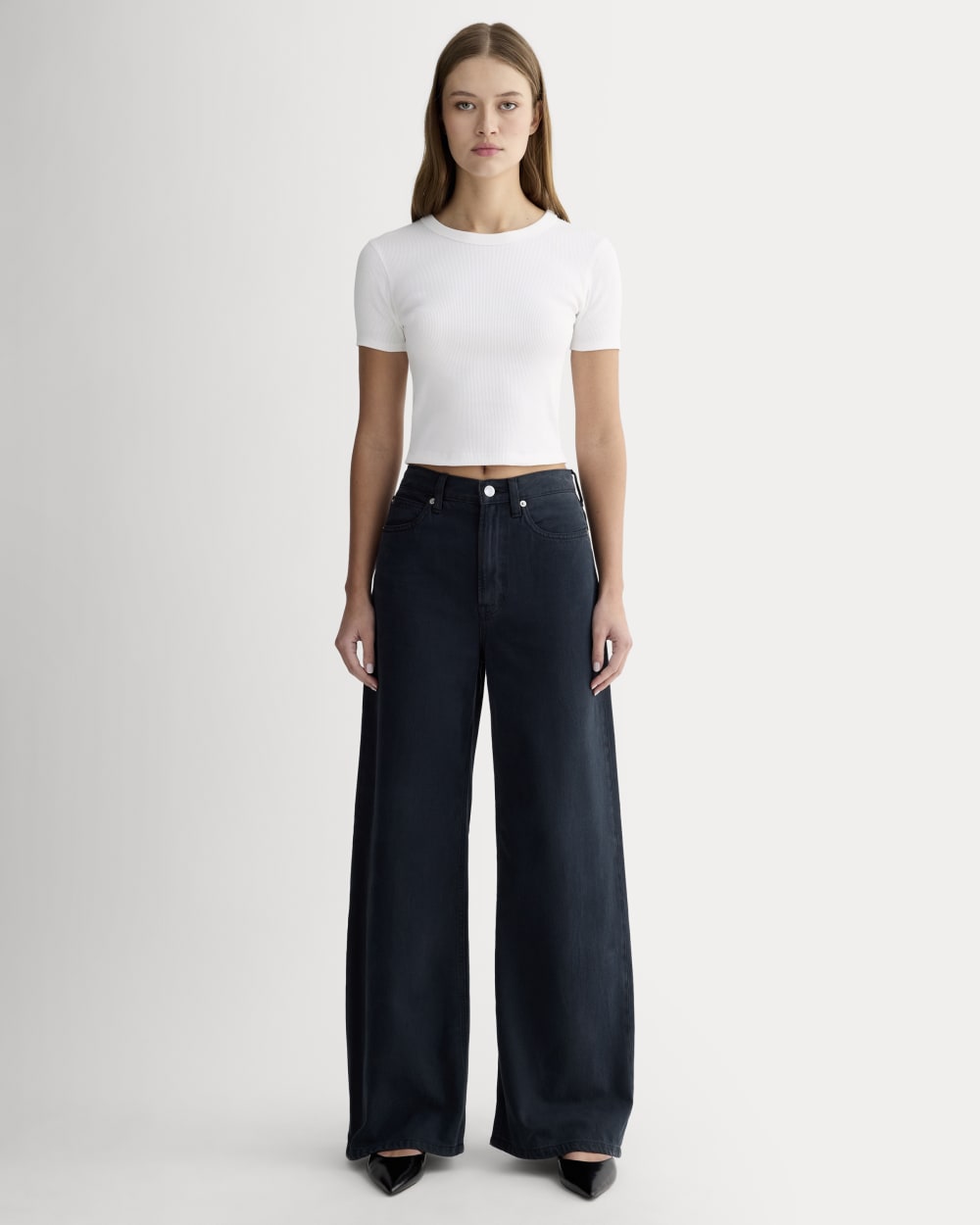 The '90s Rib Tee | White