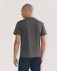 The Essential Organic V-Neck Tee | Graphite