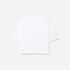 The Organic Cotton Cropped Tee | White