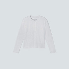 The Organic Cotton Waffle Henley | Heathered Tan