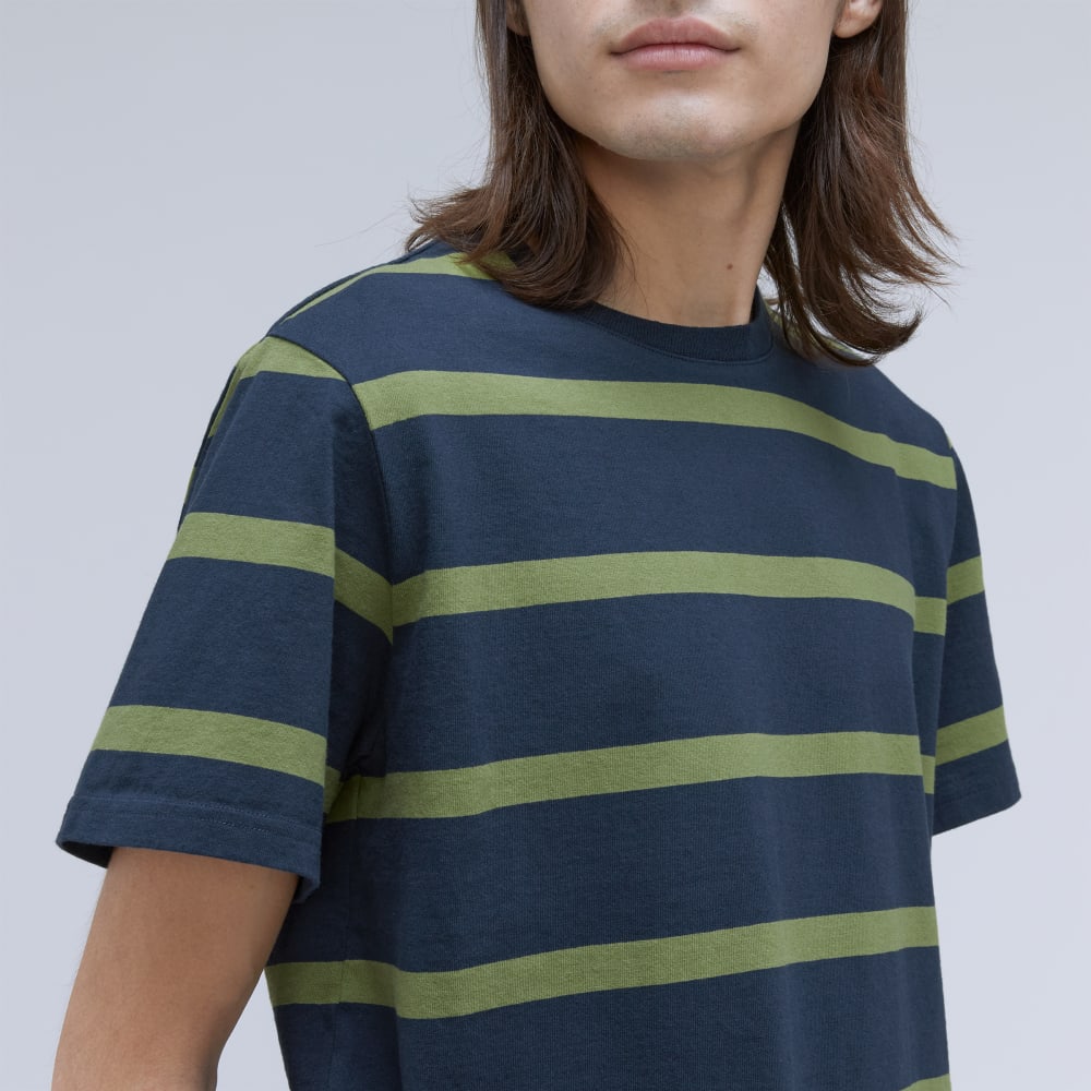 The Premium-Weight Crew | Uniform | Deep Navy / Sphagnum
