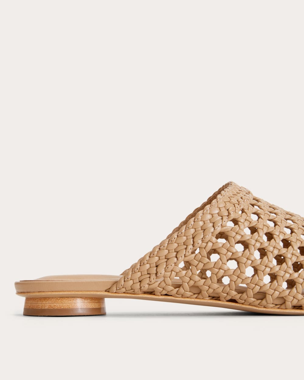 The Day Mule | Light Taupe Woven