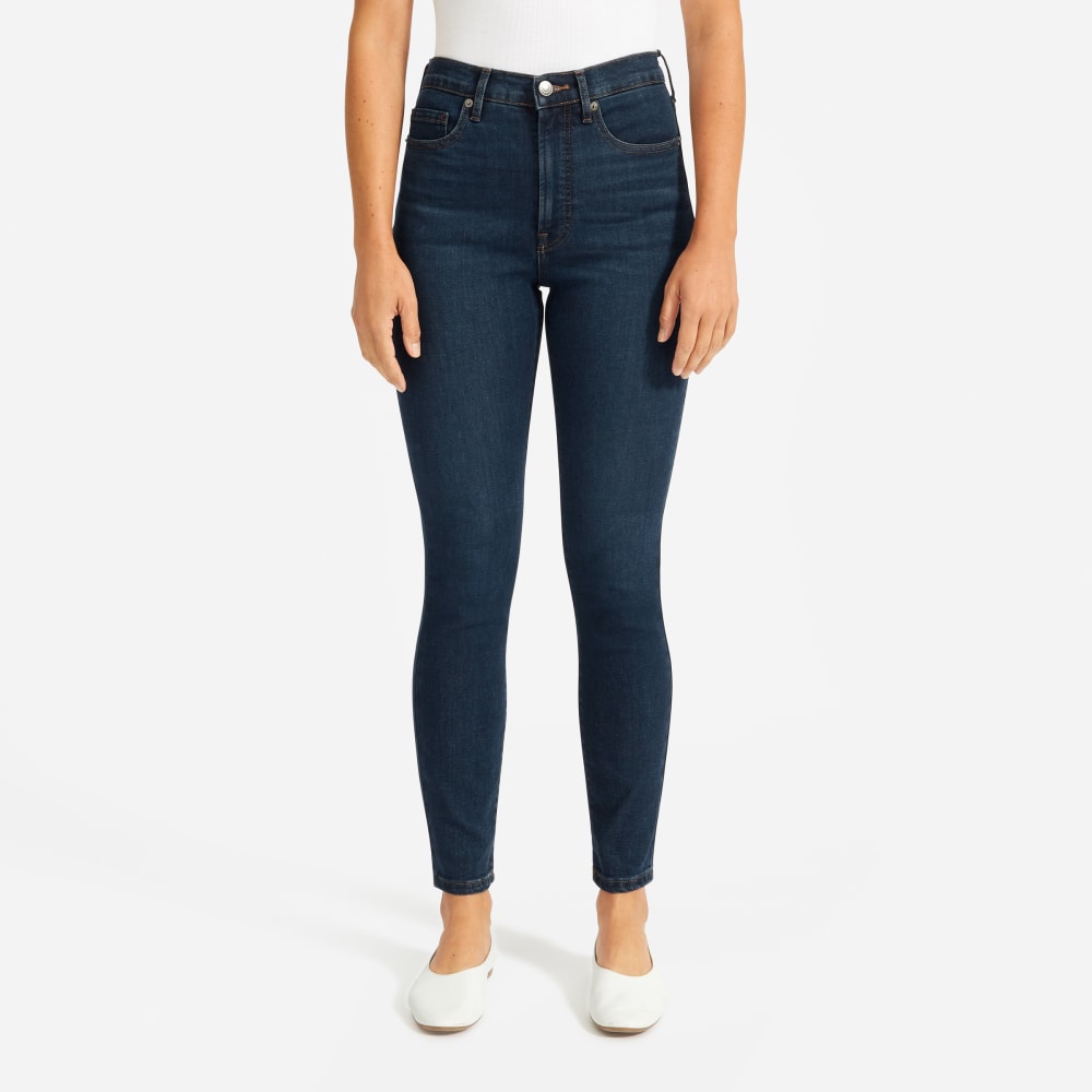 The Authentic Stretch High-Rise Skinny | Deep Indigo | 28.5" Inseam