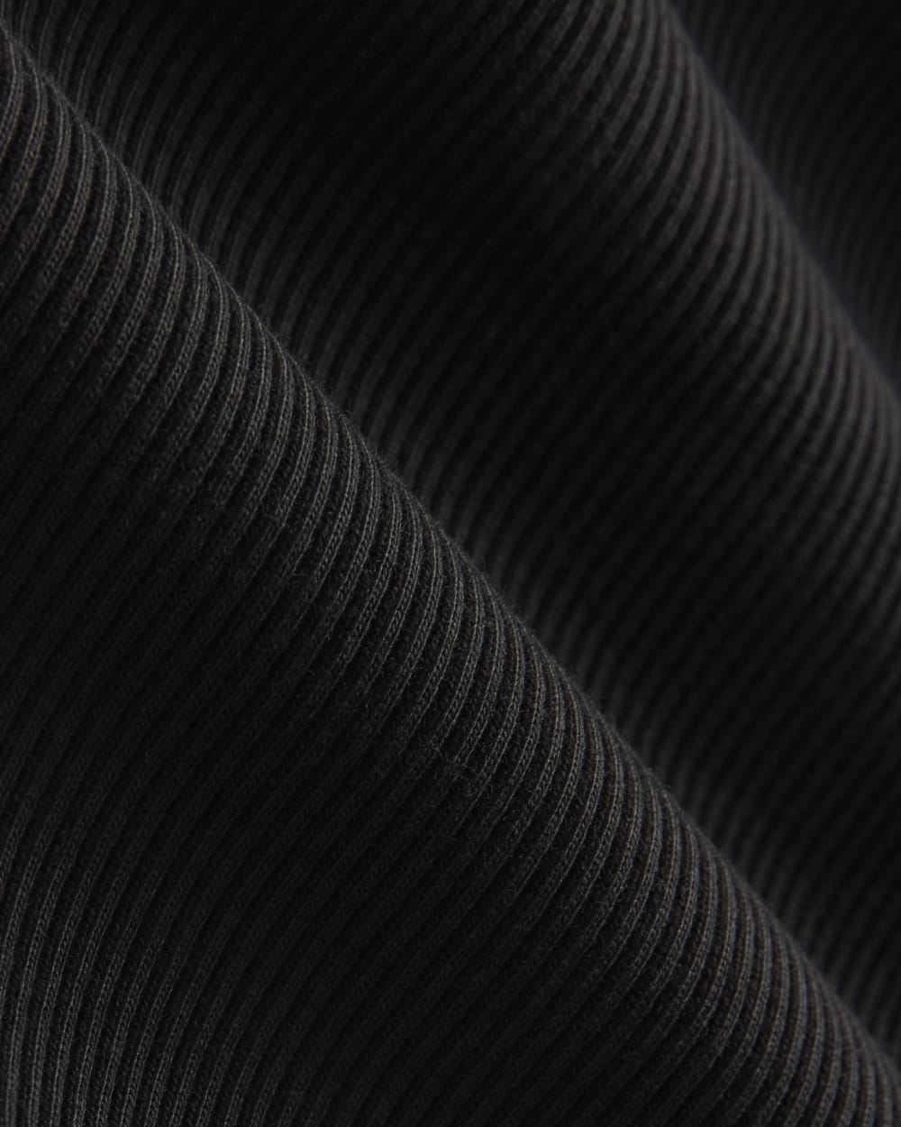 The '90s Rib Tee | Black