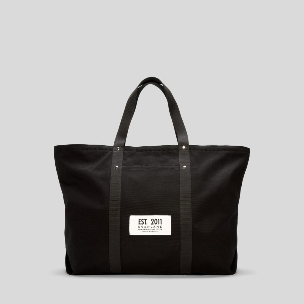 The Organic Canvas Weekender | Black