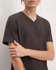 The Organic Cotton V-Neck Tee | Black