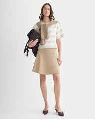 The Premium Weight Cropped Tee | Peyote / Bone