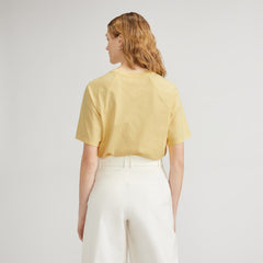 The Organic Cotton Raglan Tee | Pale Yellow