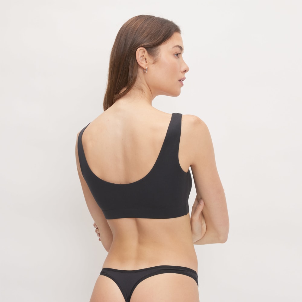 The Cotton Thong | Black