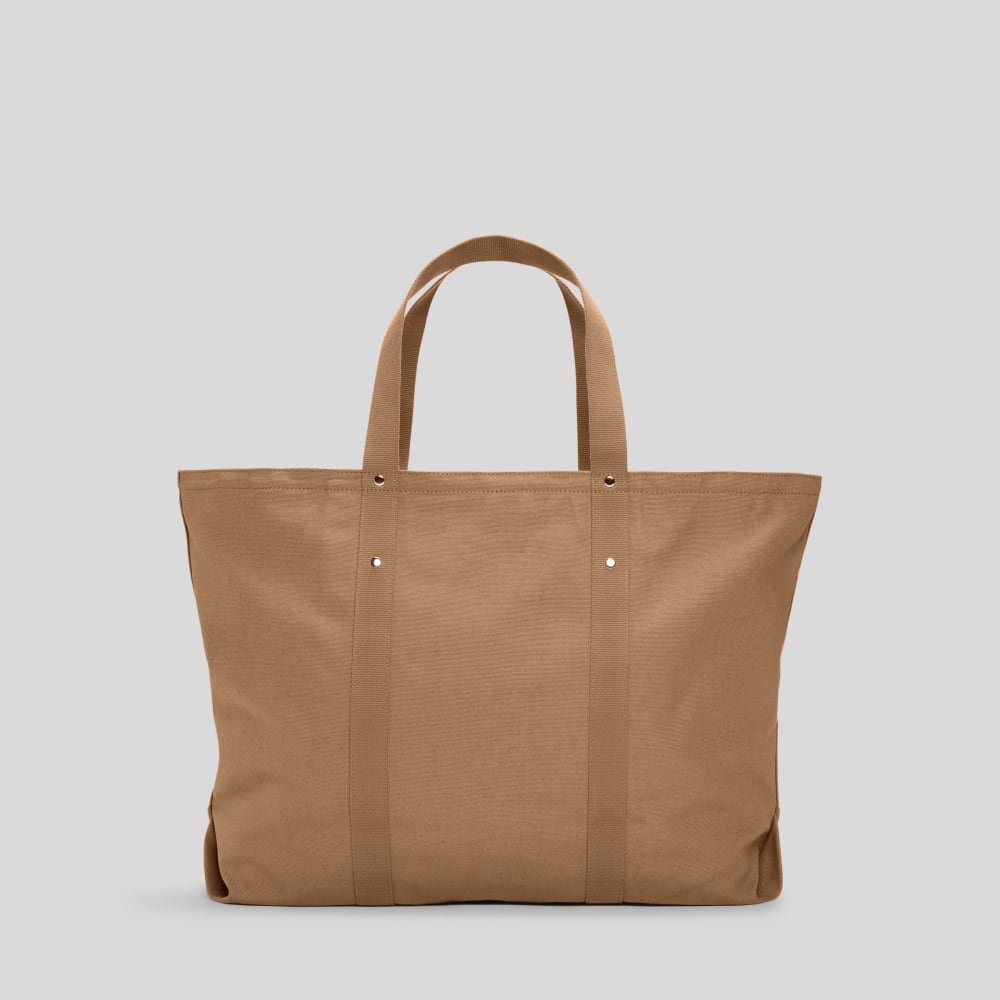 The Organic Canvas Weekender | Cappuccino