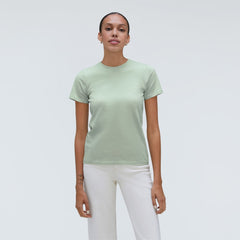 The Organic Cotton Crew Tee | Lily Green