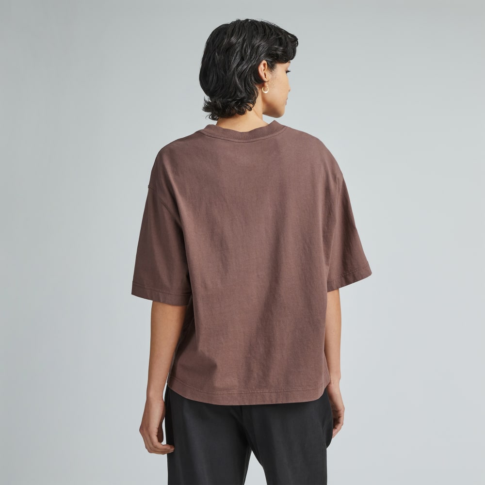 The Premium Weight Relaxed Tee | Chocolate Brown