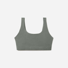 The Cotton Tank Bra | Dark Sage