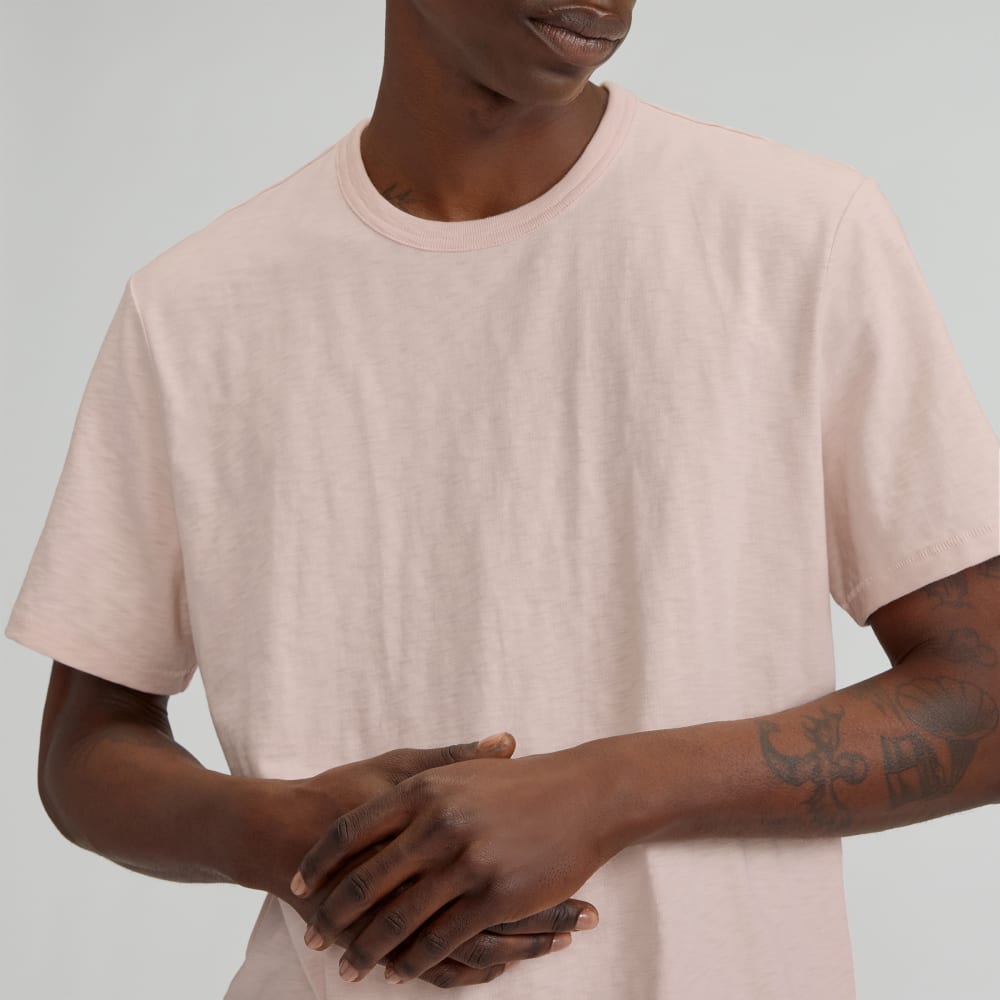 The Cotton Slub Crew  | Petal Pink