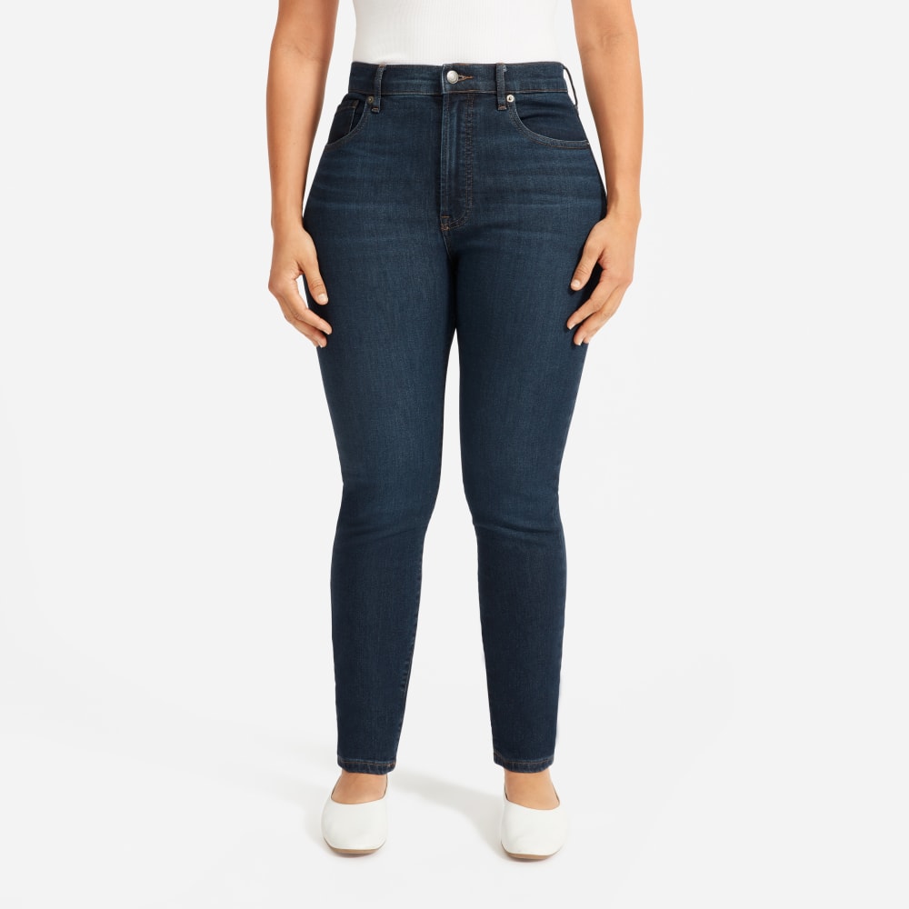 The Authentic Stretch High-Rise Skinny | Deep Indigo | 30.5" Inseam