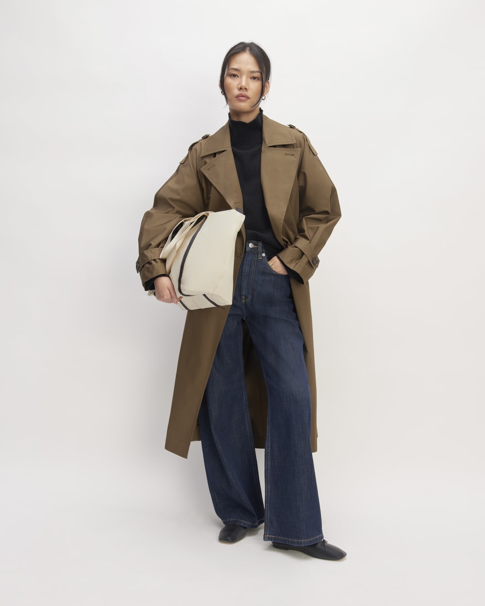 The Recycled Nylon Tote | Parchment