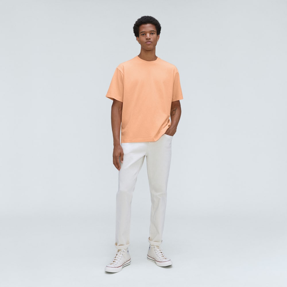 The Premium-Weight Relaxed Crew | Uniform | Apricot
