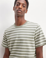 The Premium-Weight Crew | Uniform | Mariner Stripe / Shadow / Bone