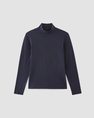 The Organic Cotton Long-Sleeve Turtleneck | Deep Navy
