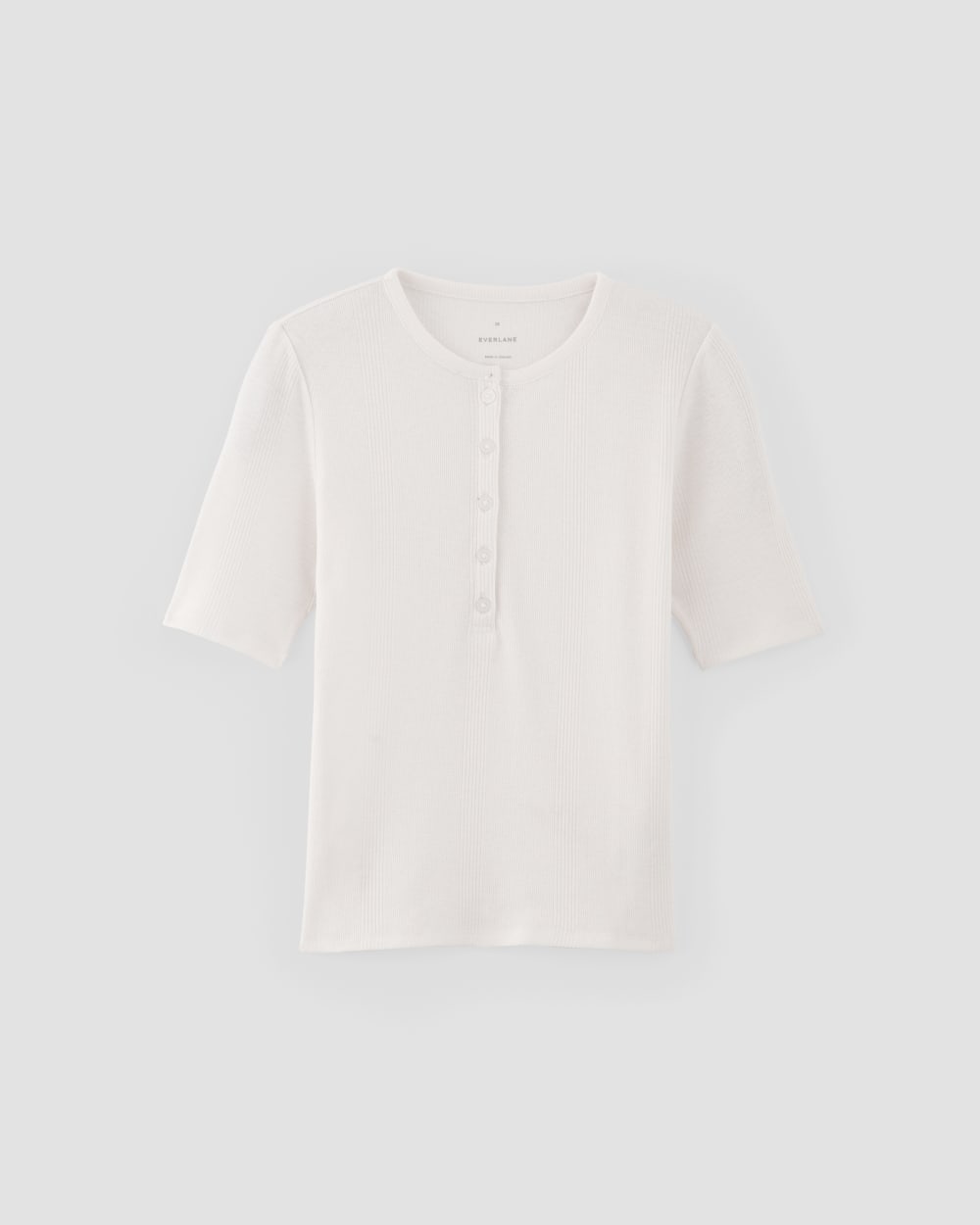 The Vintage Rib Henley | Bone