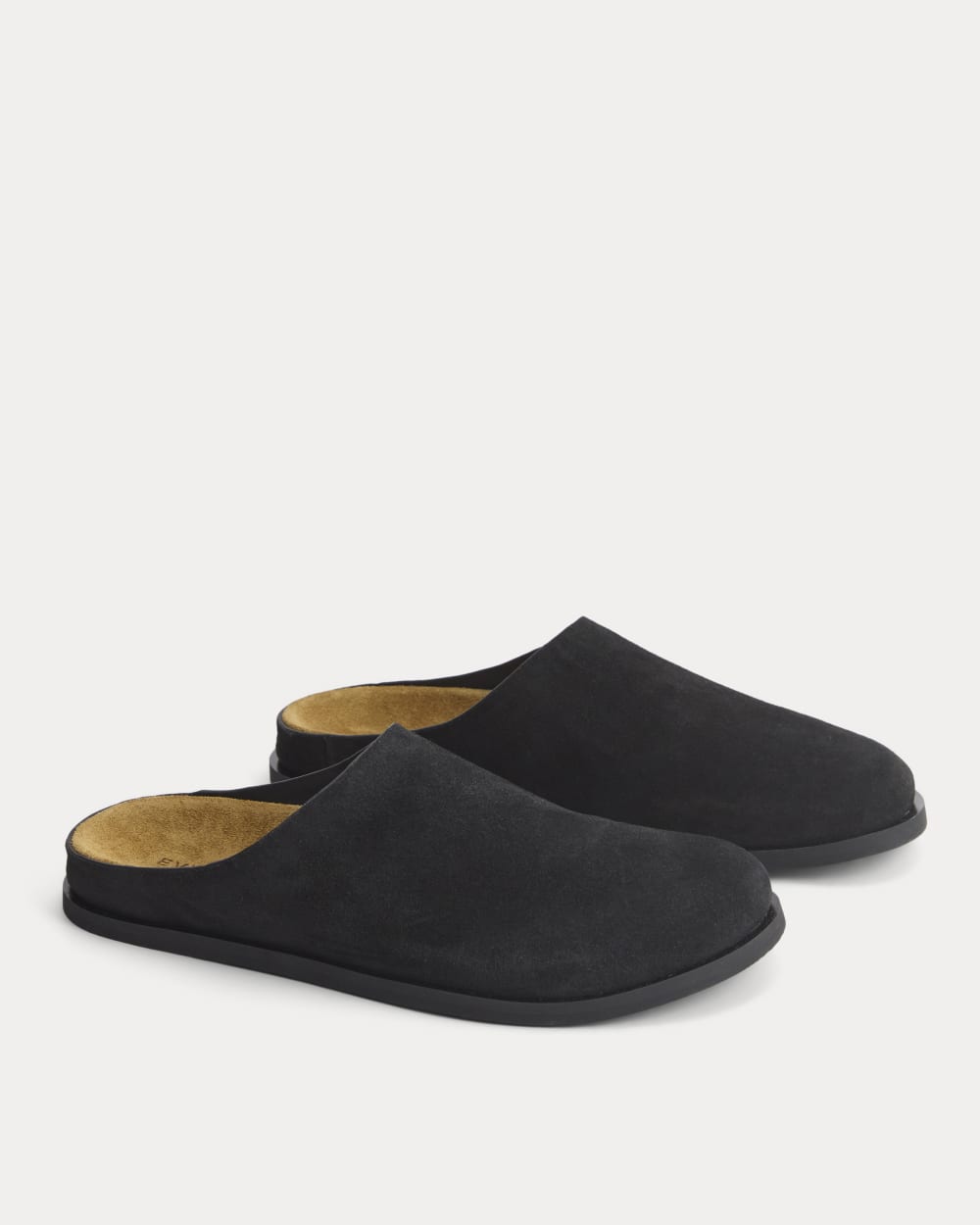 Suede Clog | Black Suede