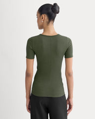 The Luxe Rib Crew | Dark Forest