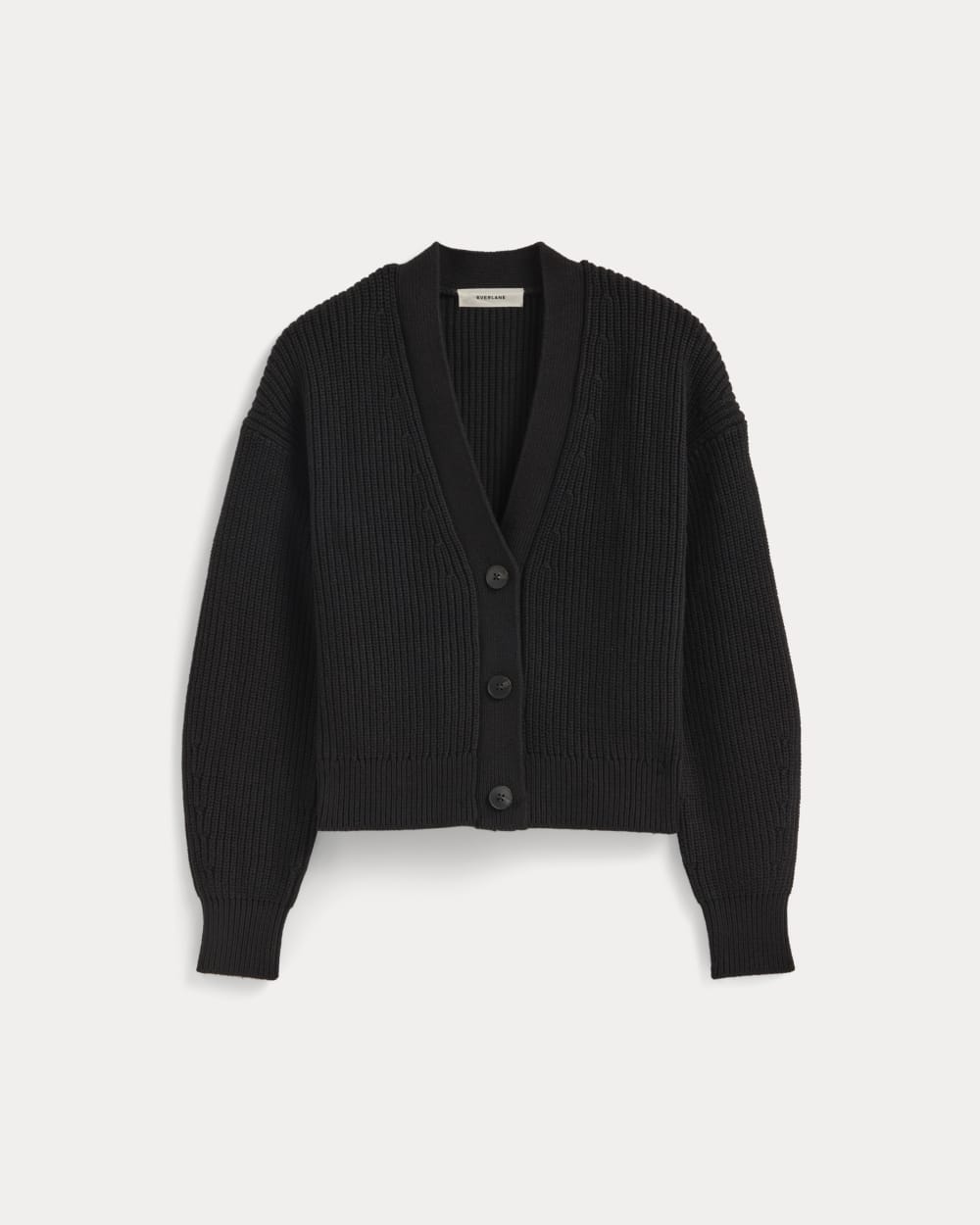 The Boxy Cardigan in Everyday Cotton | Black