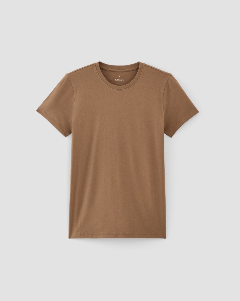 The Slim Crew in Essential Cotton | Carob Brown