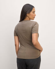 The Form Tee | Taupe