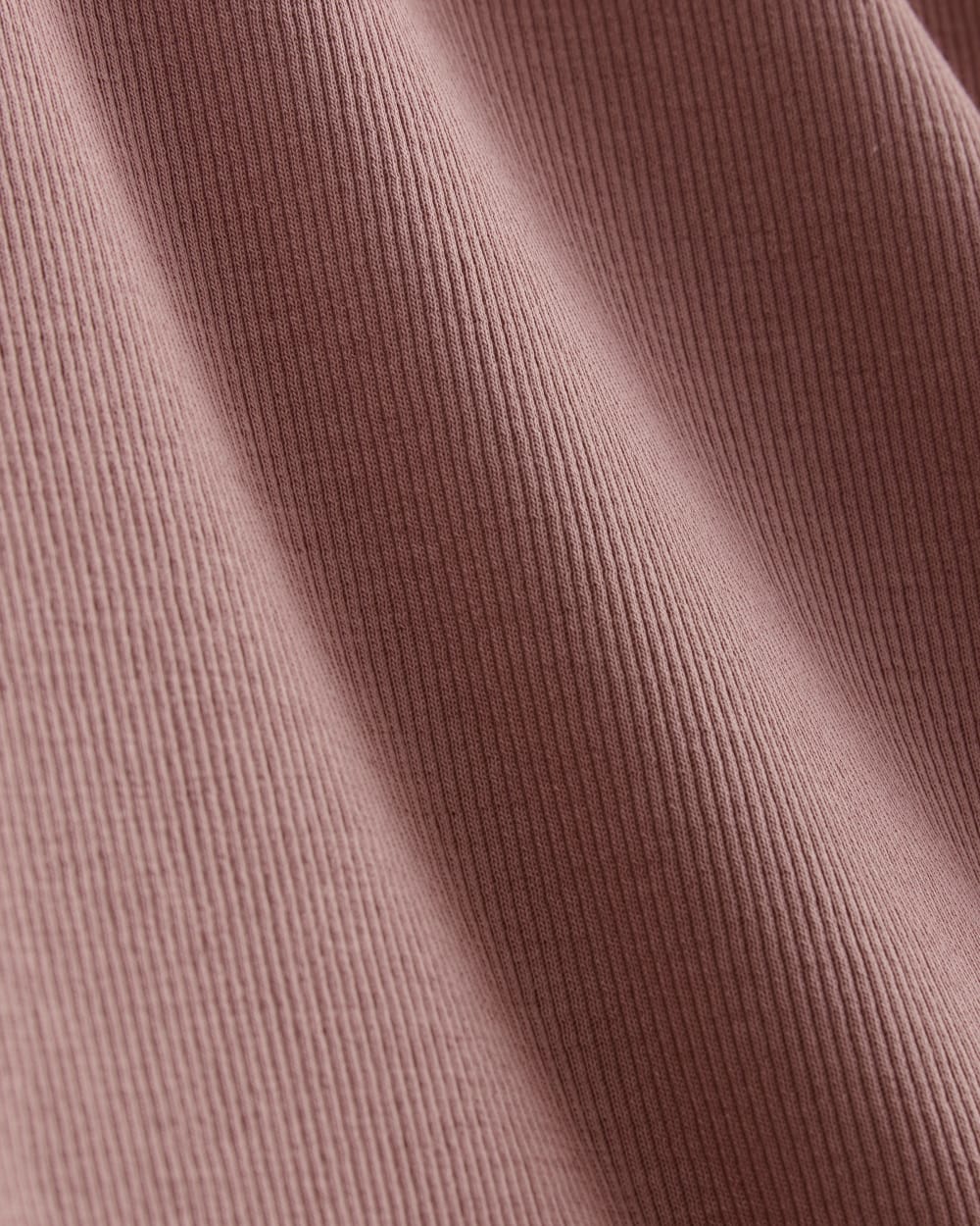 The Luxe Rib Crew | Rose Dusk
