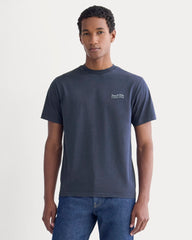 Everlane x Peace & Quiet Graphic Logo Tee |  Navy