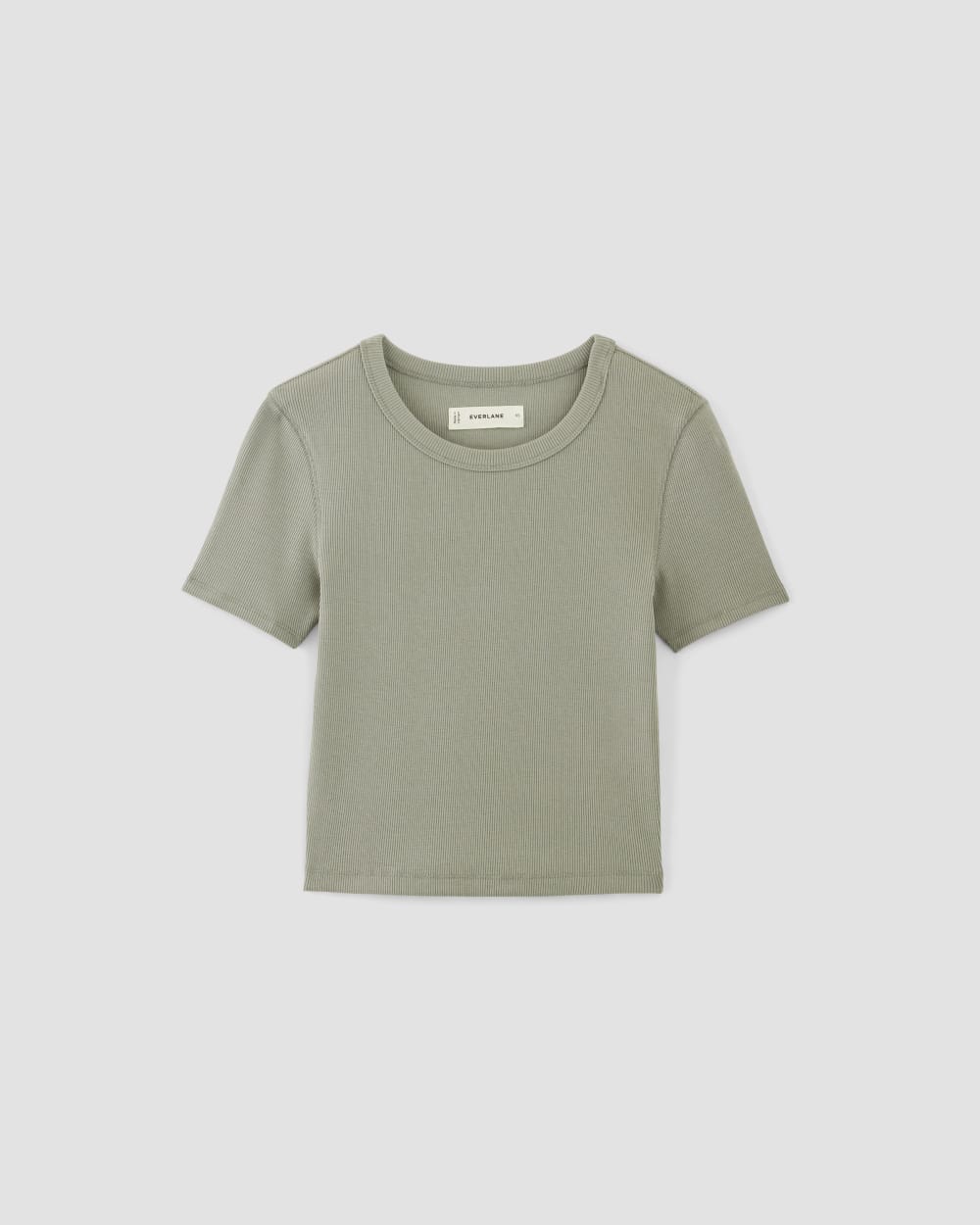 The '90s Rib Tee | Sage Green