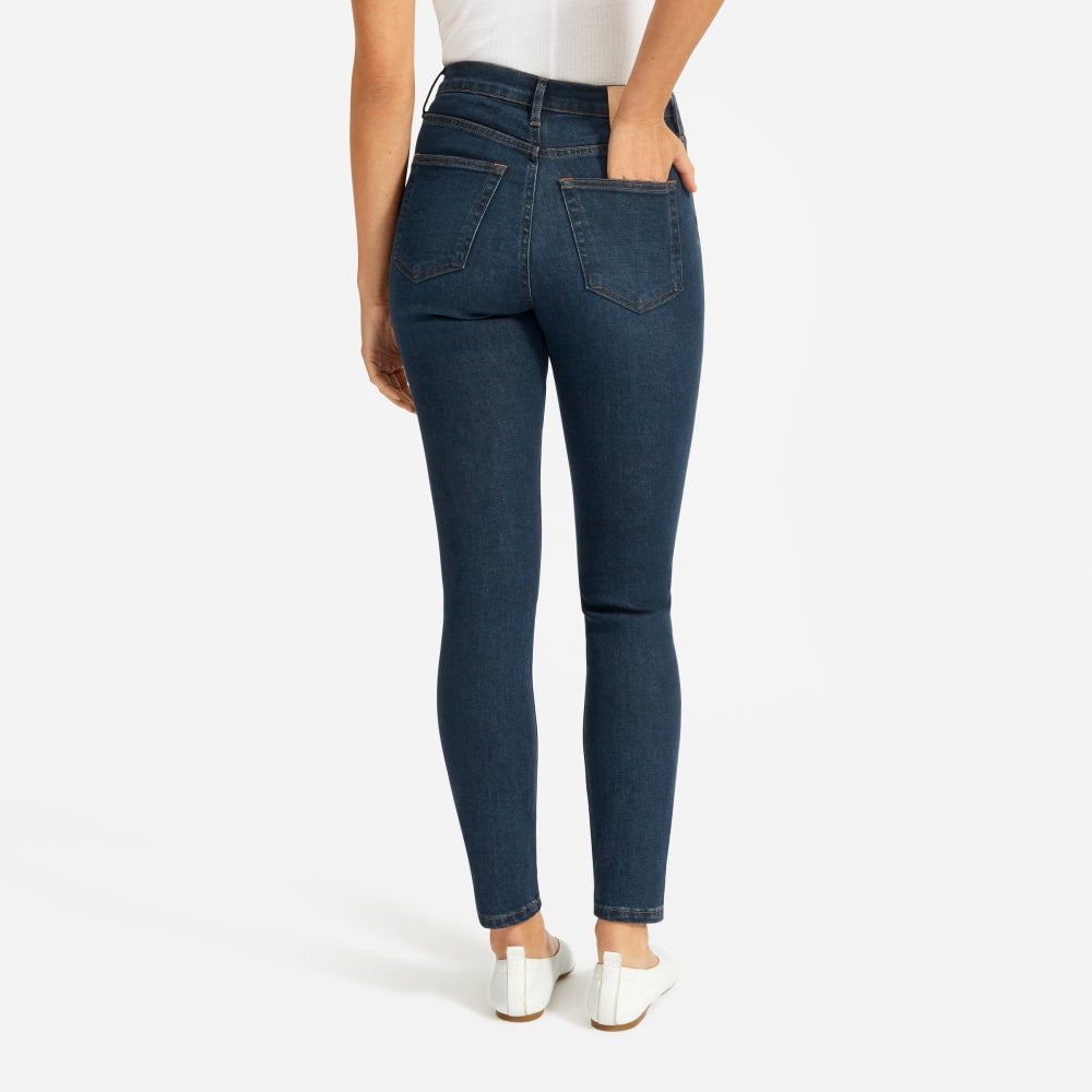The Authentic Stretch High-Rise Skinny | Deep Indigo | 26.5" Inseam