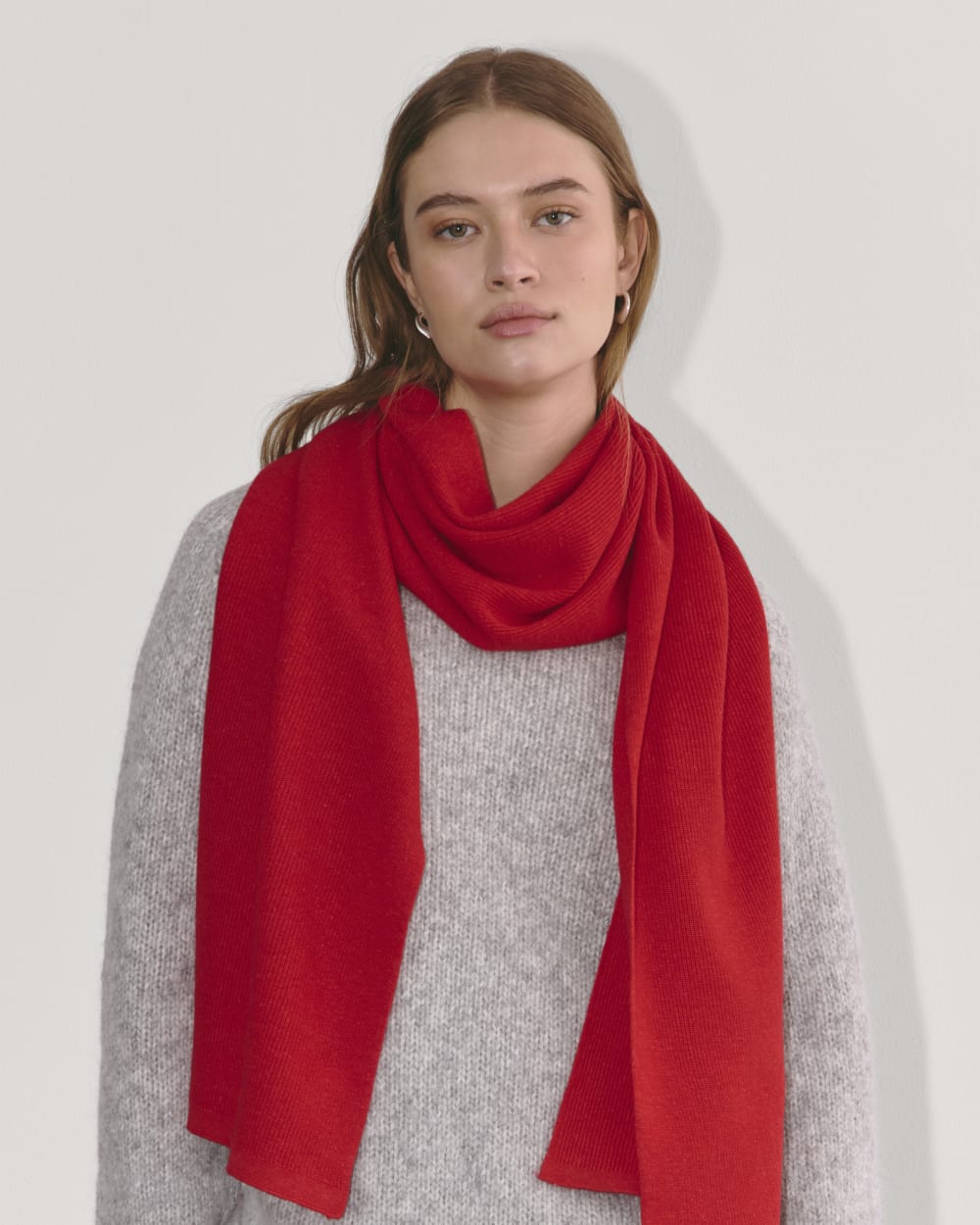The Cabin Scarf | Classic Red
