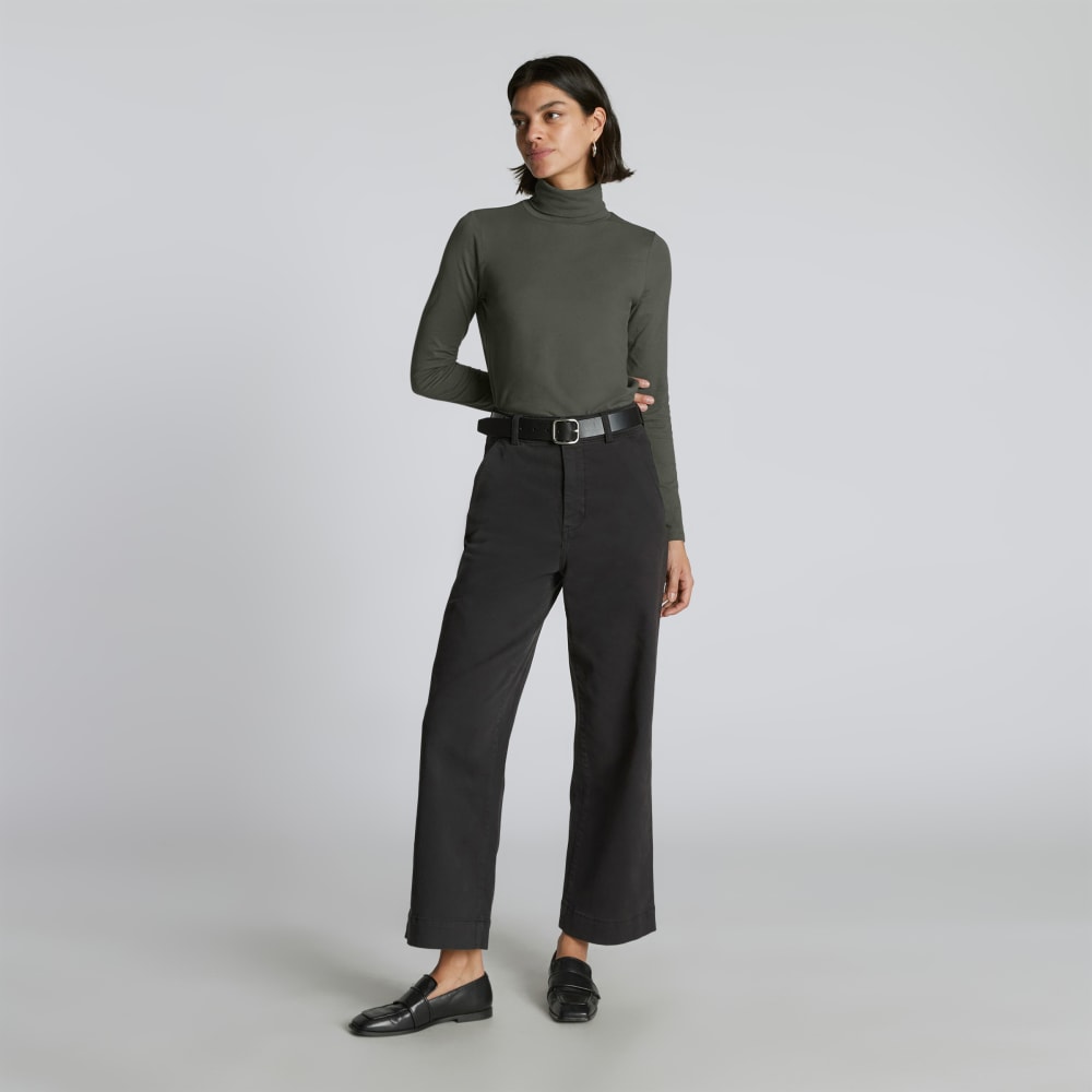 The Organic Cotton Turtleneck | Kambaba