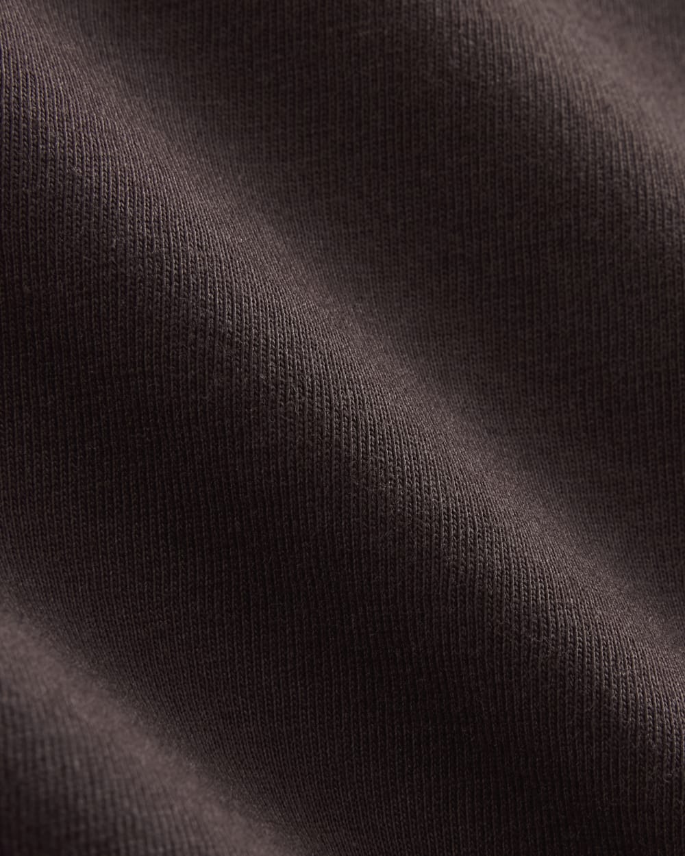 The Box-Cut Tee in Essential Cotton | Dark Chocolate | No Pocket