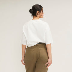 The Premium Weight Relaxed Tee | White