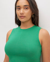 The Supima® Form Tank | Grass Green