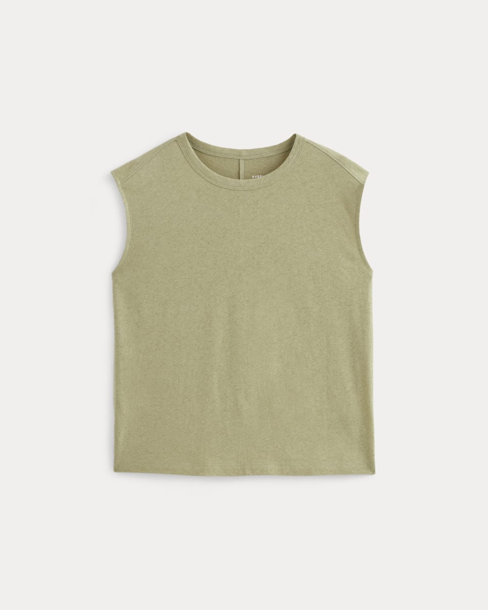 The Muscle Tee in Cotton Linen | Eucalyptus