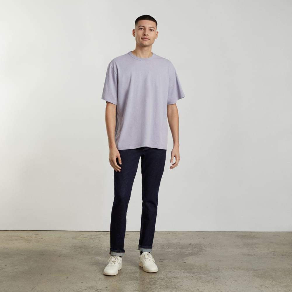 The Everyone Relaxed Hemp Tee | Lilac Grey