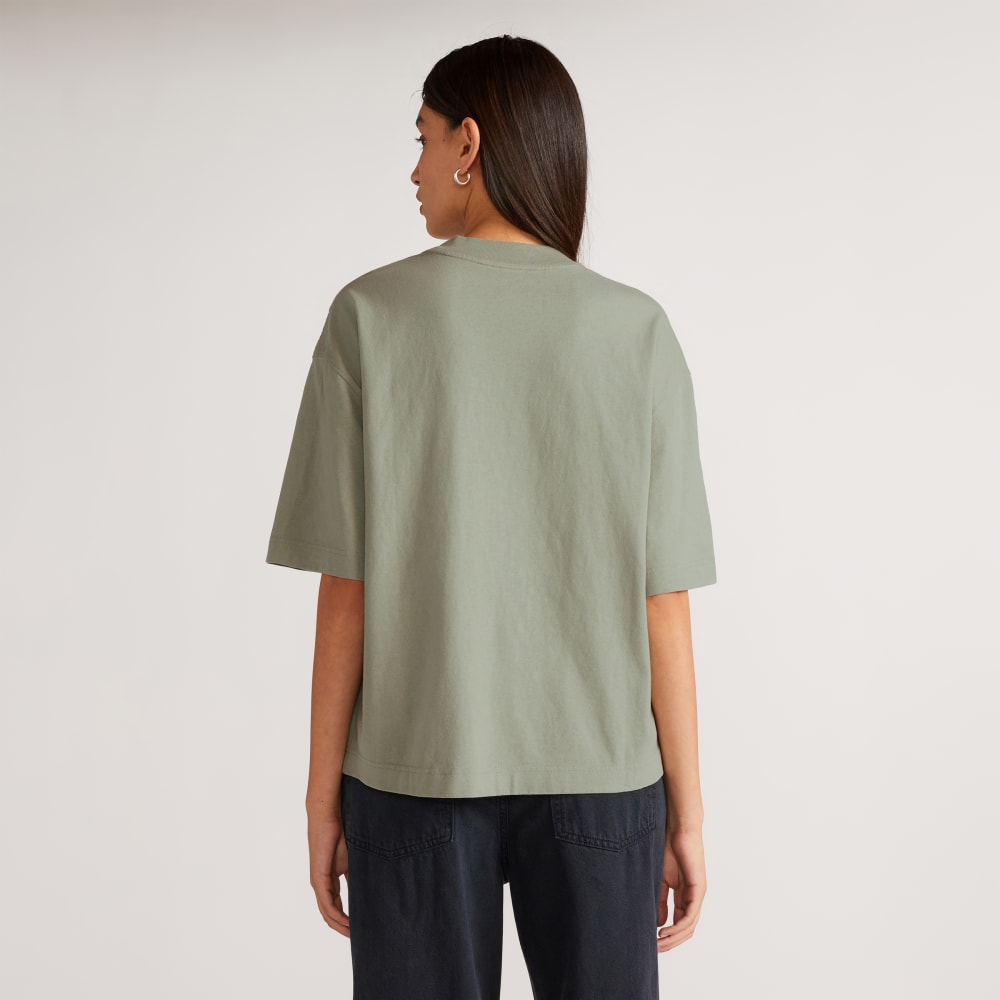 The Premium Weight Relaxed Tee | Seagrass