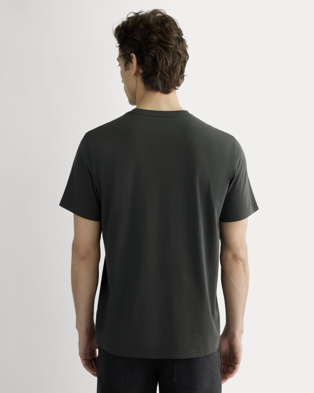 The Essential Organic Crew | Washed Black