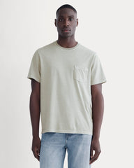 The Essential Organic Garment-Dyed Crew | Seagrass