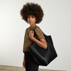 The Cactus Triangle Tote | Black