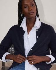 The Classic Cardigan in Cashmere | Navy