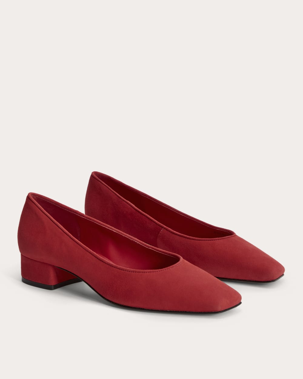 The Ballet Pump | Classic Red Suede
