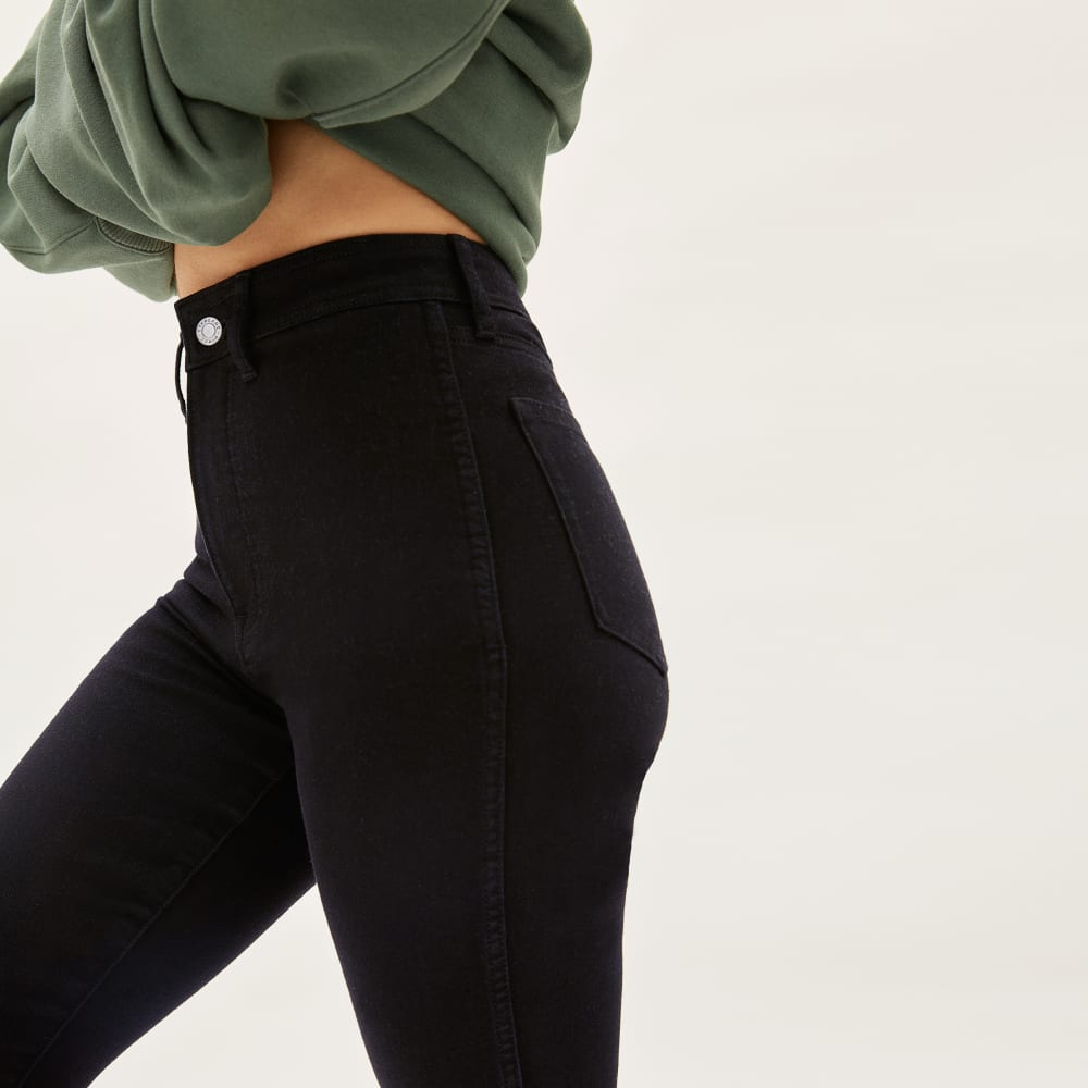 The Way-High® Clean Front Skinny Jean  | Black | 28.5” Inseam