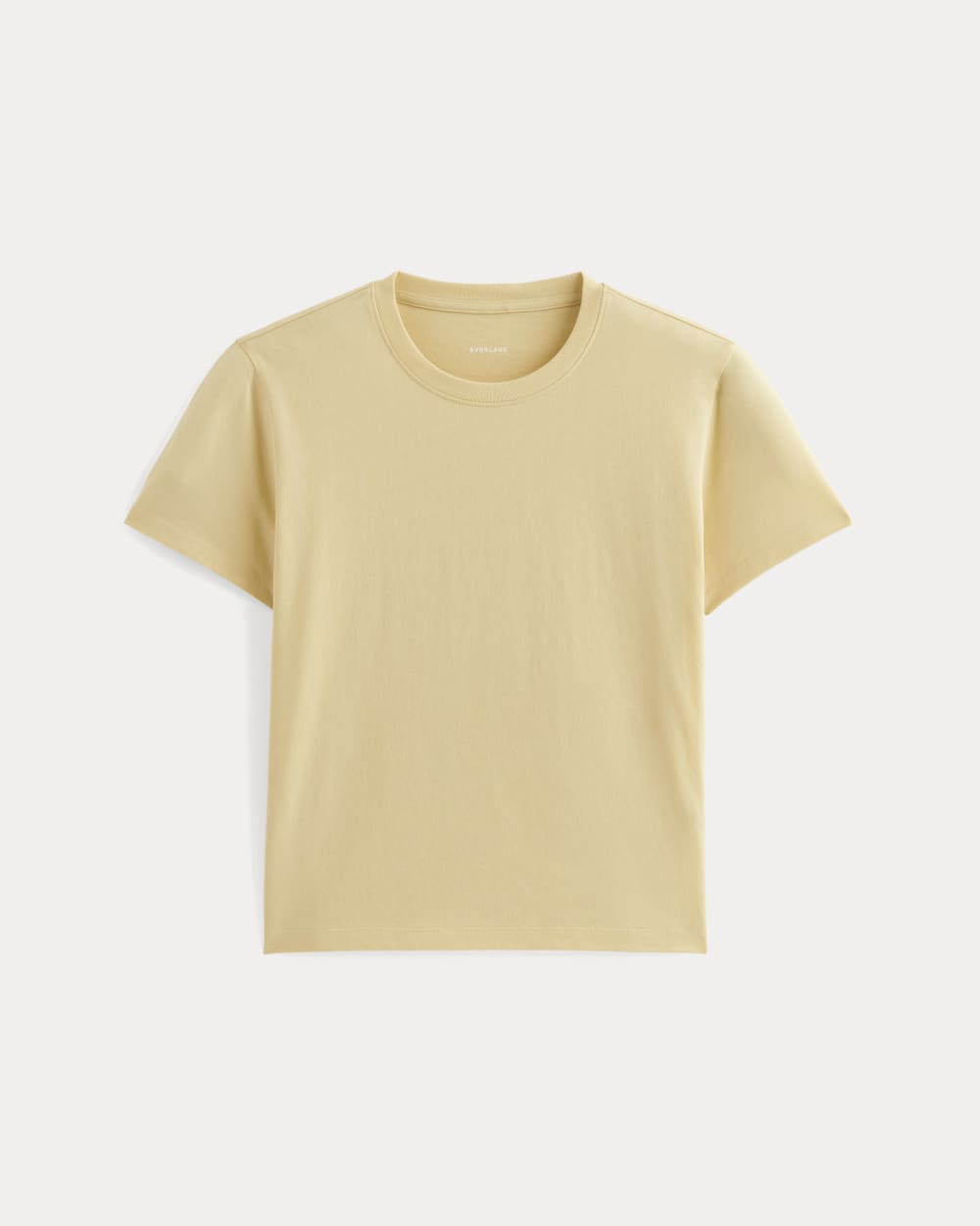 The Box-Cut Tee in Essential Cotton | Banana Crepe | No Pocket