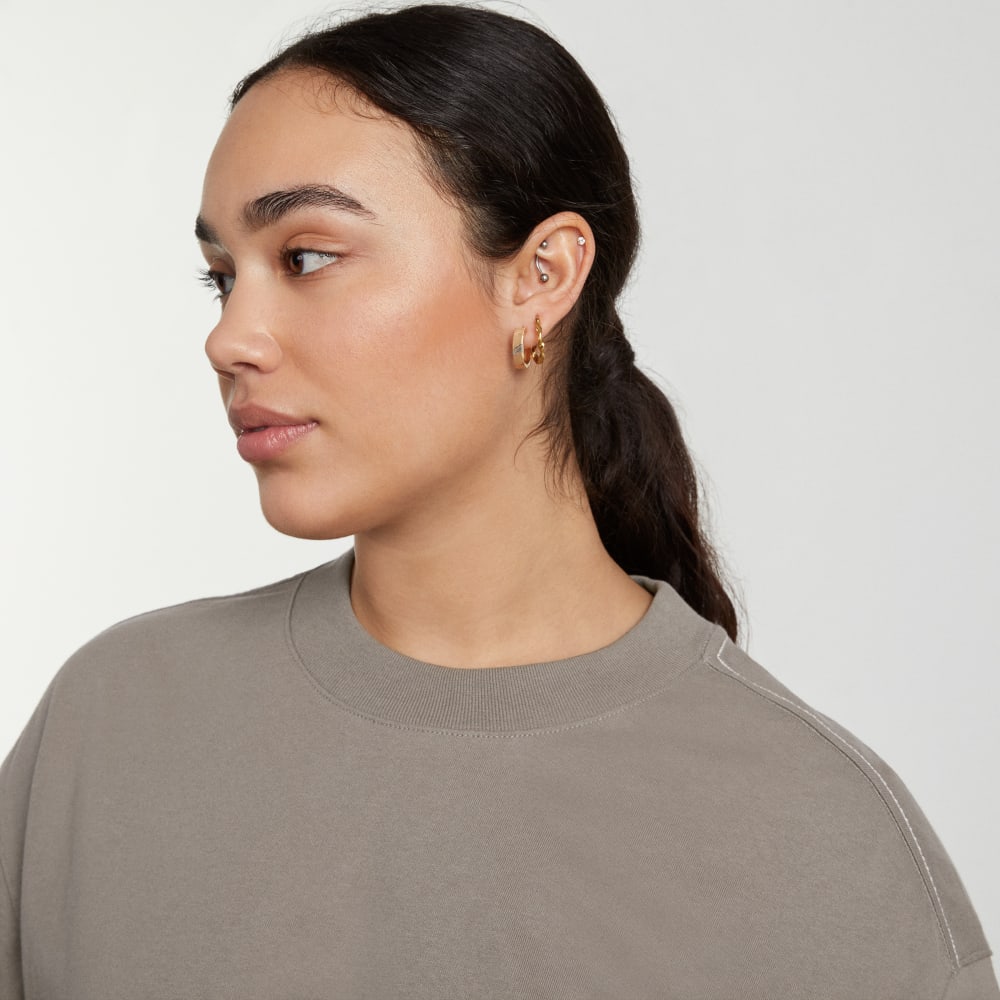 The Premium Weight Relaxed Tee | Clay