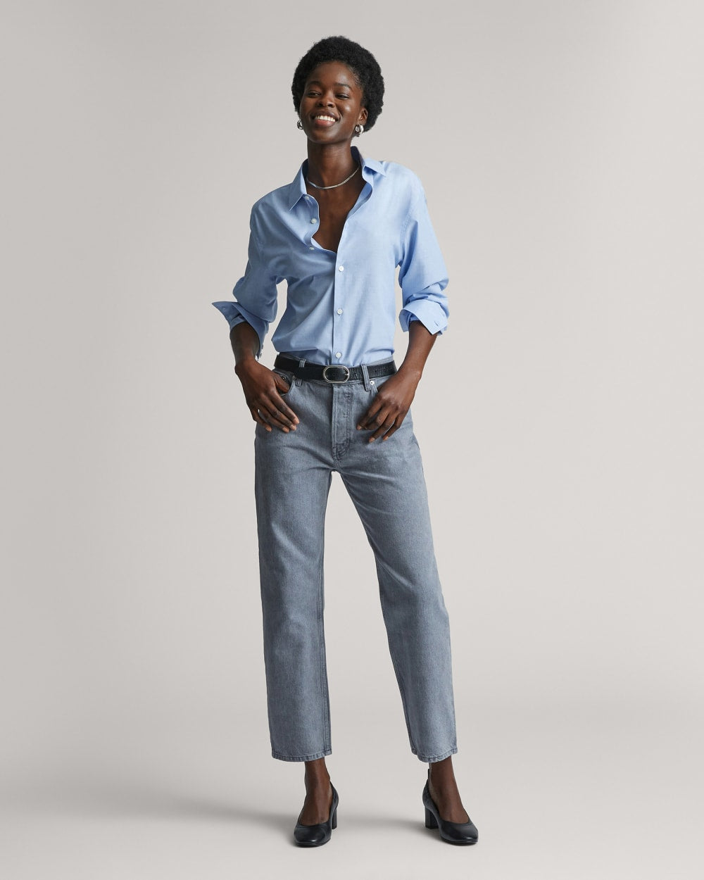 The Day Heel in Narrow Fit | Black